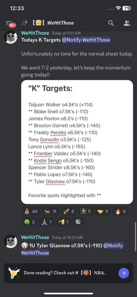 bigdogintel's tweet photo. New source - We Hit Those

More plays in Telegram: https://t.co/PPwZCHfi2S…

#gamblingtwitter #capperspicks #cappersleaked #cappersfree https://t.co/ocHc5Q022t