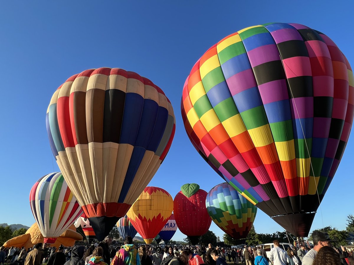 littlewaltercon's tweet photo. I woke up very very early to go to a localish hot air balloon festival. #dawnpatrol #hotairballoon #SCHABC https://t.co/5kAnJAf7Wy