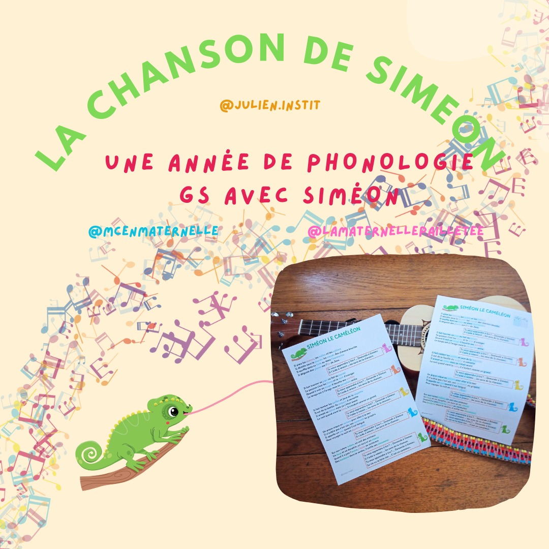Merci à Julien.Instit pour cette belle chanson avec Siméon.

enmaternelle.fr/2023/07/15/une…