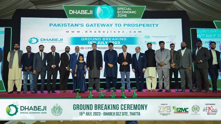 Chairman PPP &amp; Foreign Minister Bilawal Bhutto Zardari has laid the foundation stone of Sindh Government's flagship priority project #DhabeSEZ. The project will involve an investment of more than $5 billion.

#UltimateGameChanger #GatewayToProsperity #BadarExpoSolutions