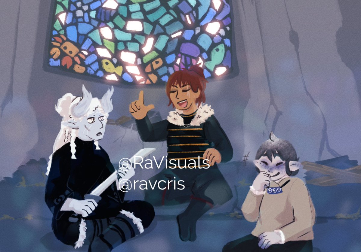 RaVisuals's tweet photo. #artfightwerewolves #artfight2023 
Revenge for @NaayrArt, which combos as an attack for @ryanor44, and with one of my characters too! 

>:) https://t.co/jfSyjdhK0q