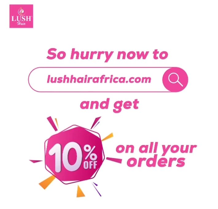 My people, my people, shine your eyes ooo 👀👀👀

The 10% off on your first order is still up ooo🔥🔥

Get all your hair products and essentials at lushhairafrica.com nowww

#LushHair
#BeBeautiful