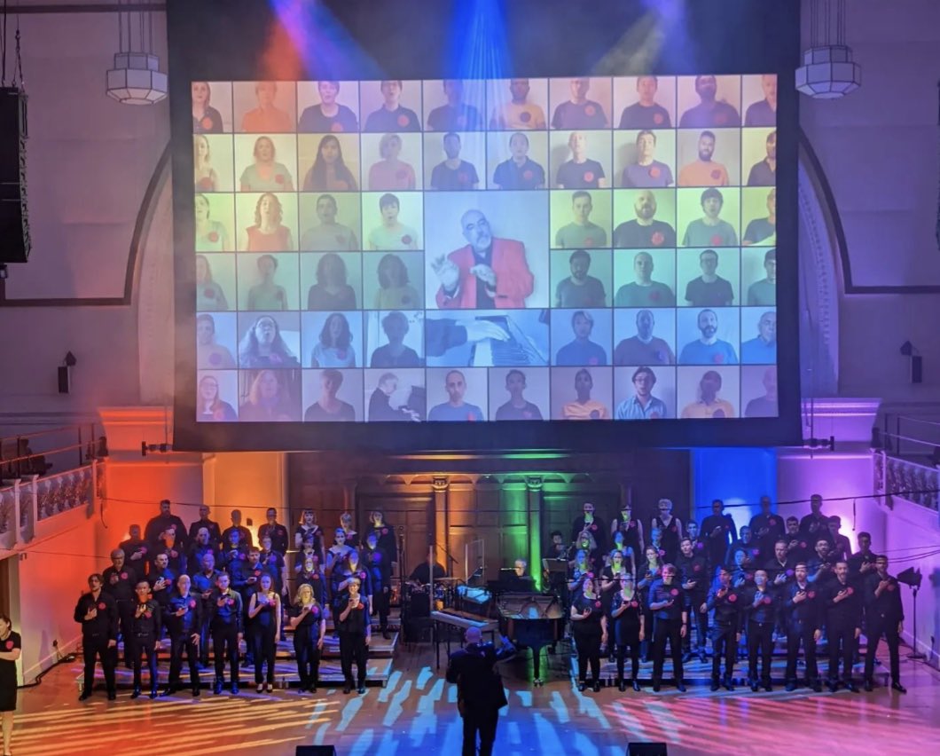 CAFC_PV's tweet image. Very excited to be going to see @pinksingers at @cadoganhall. They are great supporters of ours, and @CAFCofficial - it the least we can do!  By the way - Happy 40th Birthday !!!!