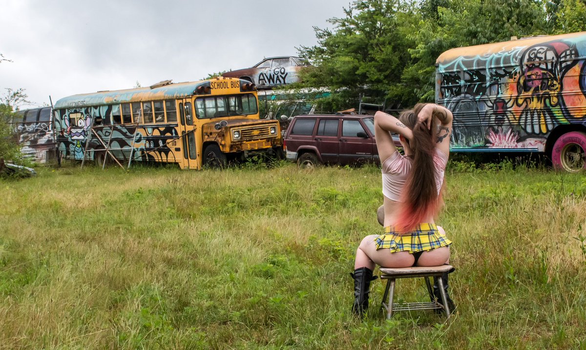 Being sexy and exploring abandoned places is kinda my thing.