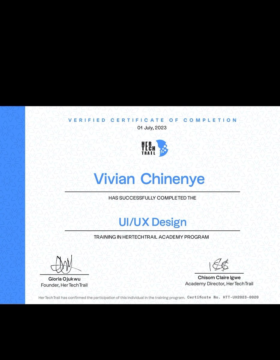 My UI/UX design journey. I am grateful for the wonderful opportunity @hertechtrail offered me . I am more than grateful to our wonderful coaches @AlexChibueyim and @ClaireIgwe for making the learning process understable and memorable. I am open for volunteering roles
