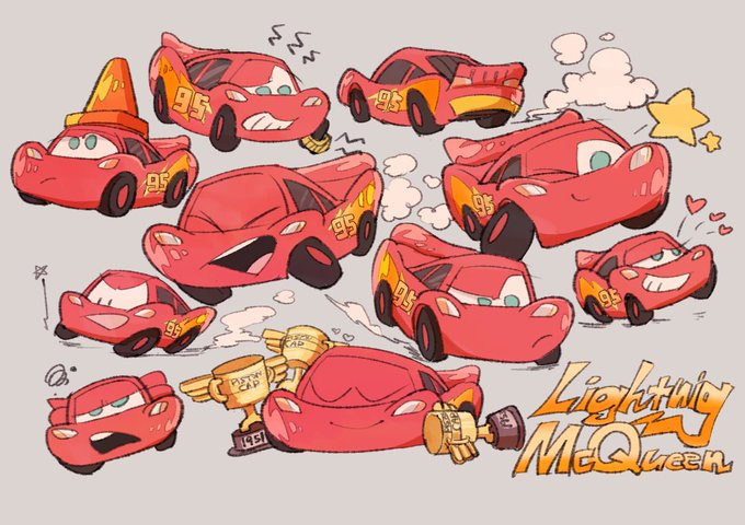 過去絵ですがマクインちゃんカーズはいいぞ…