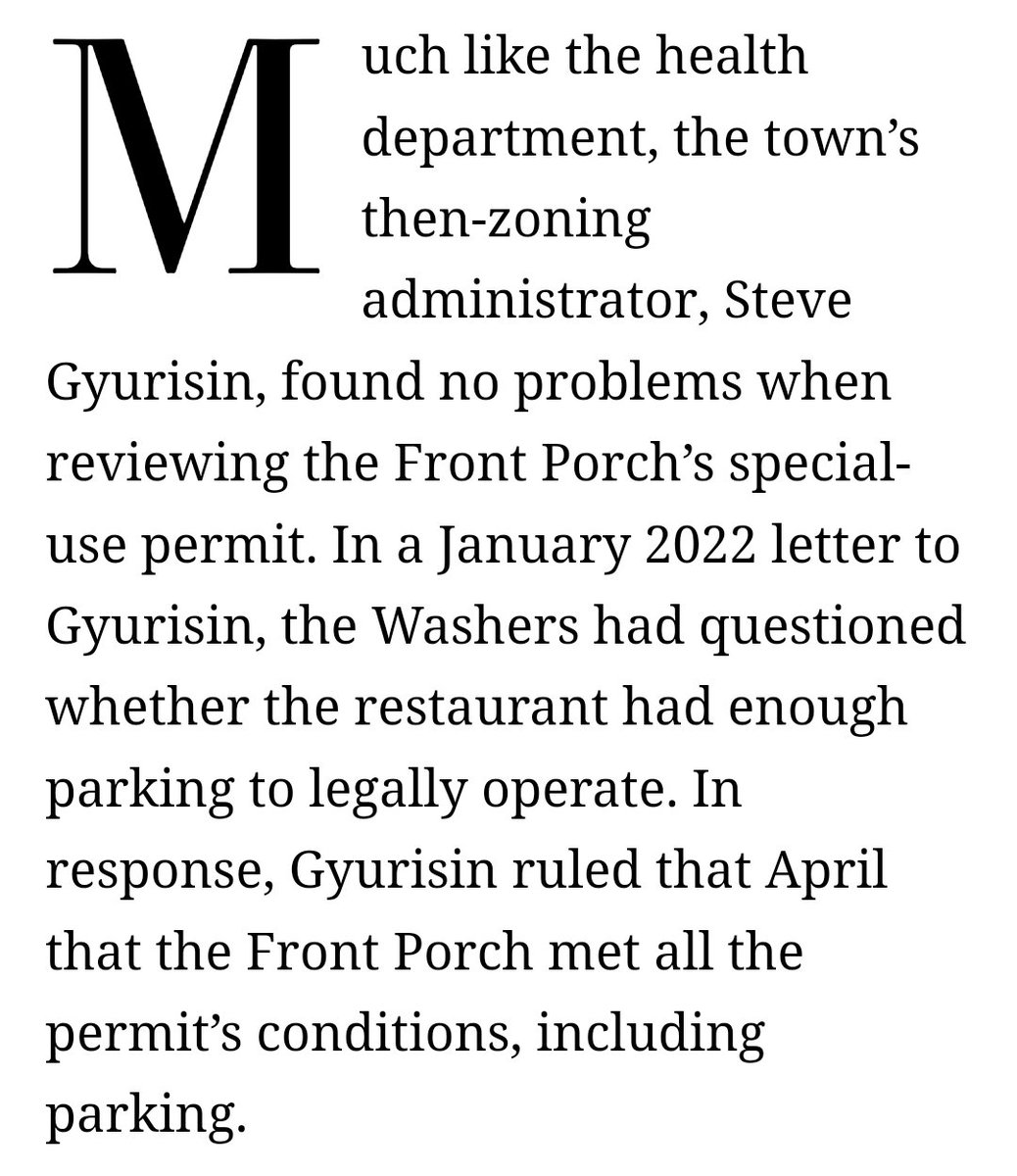 BartenderHemry's tweet photo. Truly something for everyone in this story, for the planning/traffic crowd you've got the MAGA couple weaponizing parking minimums (and their personal giant SUV) to lay siege to the restaurant https://t.co/KMpEKTpNf3