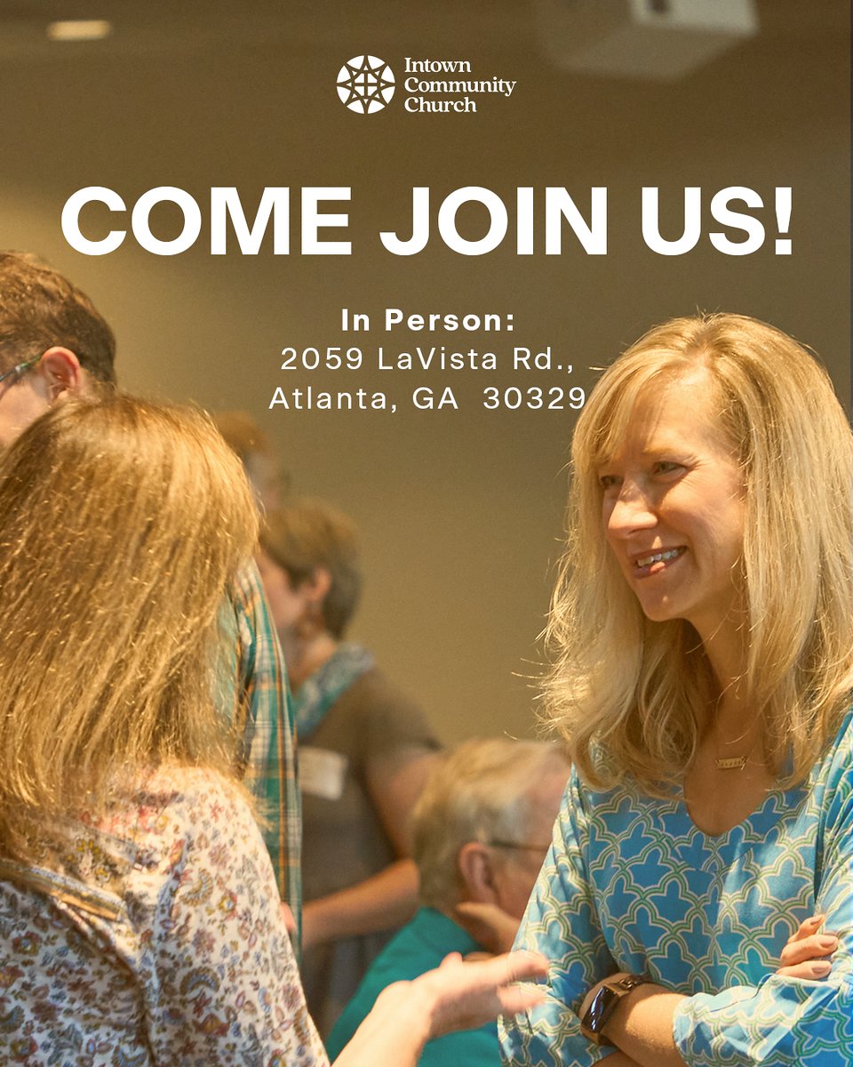 Intown_Church's tweet photo. Sunday is a day to rejoice and connect! Join us as we worship, open our hearts to God's Word, and build relationships within our faith community.
Service starts at 10:45 AM.
We can't wait to worship with you!
#IntownChurchATL
#IntownCommunity
#ChangedKnownSent
#SundayWorship https://t.co/SLSbmCHsDn