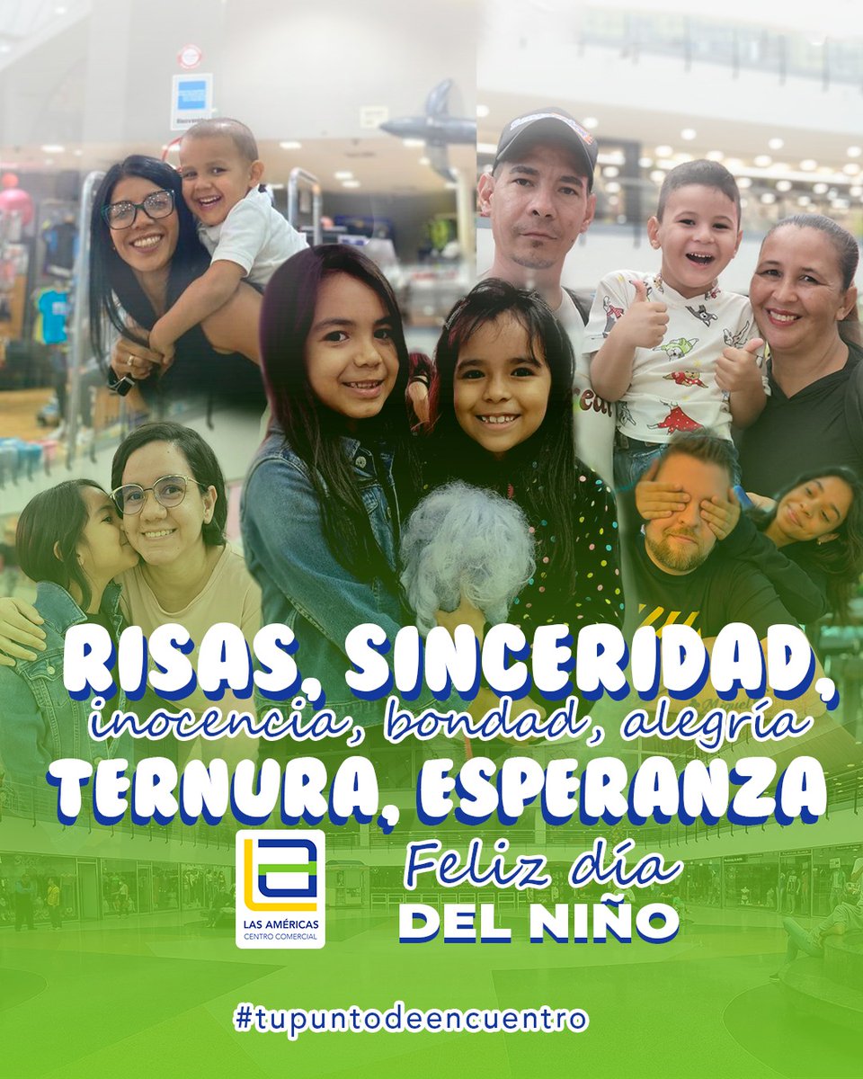 Hoy celebramos las risas, la ingenuidad, sinceridad y espontaneidad, celebramos a estos pequeños maestros que todos los días nos dan razones para soñar con un mundo mejor. 🥳

¡Feliz #DíaDelNiño! 👧👦