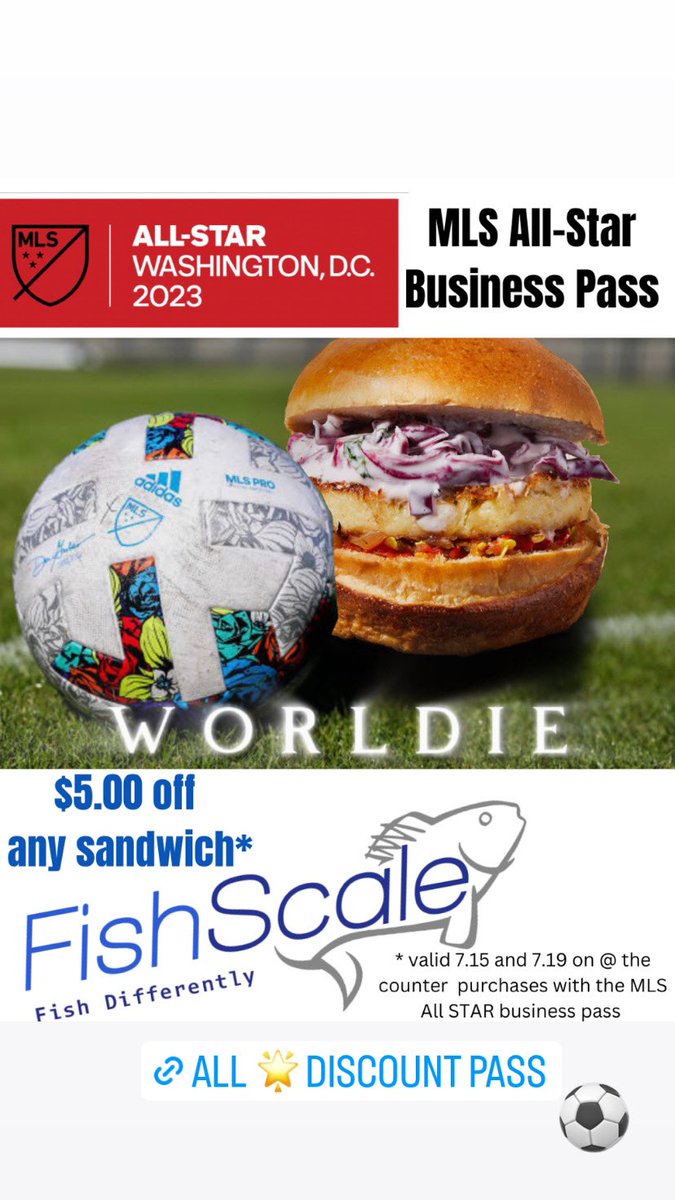 In the All-Star games with a Worldie!!!! Get your pass today before it’s all gone!!! 🌟⚽️ 🐠 🦀 🥅