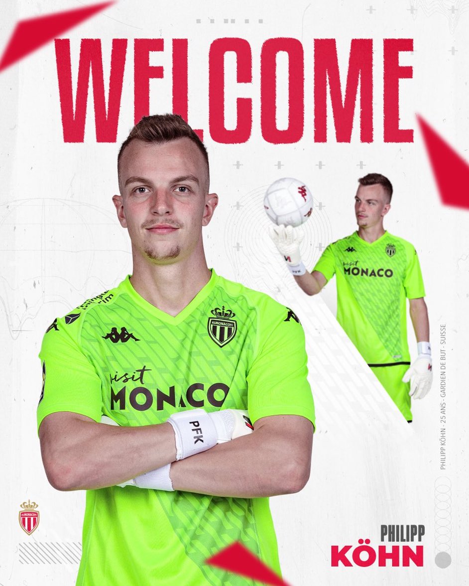 AS_Monaco_BR's tweet photo. O AS Monaco tem o prazer de anunciar a contratação de Philipp Köhn junto ao @RedBullSalzburg.
O goleiro suíço de 25 anos assina por 5 temporadas! ✍
#WelcomePhilipp 👋 https://t.co/6PZuoJXyYv