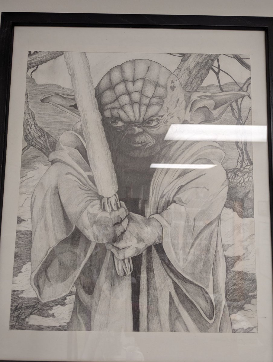 EricRyndock's tweet photo. @_Nathanael_C Yoda's still looking good after 20 years! One of a kind. https://t.co/WsUis20HND