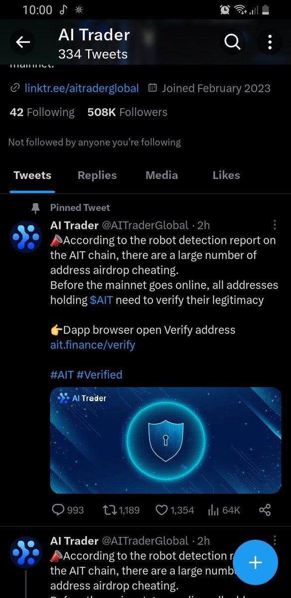 bs_bilalsaeed's tweet photo. @AITraderGlobal Scam alert ❌
#AITRADER #AI #AIT 
Its a scam they are asking to pay 0.03 BNB Fee🤬🤬🤬🤬🤬🤬 https://t.co/w92n701IR4