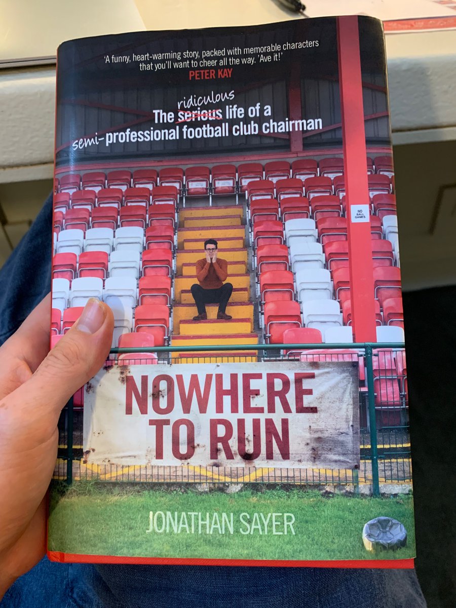 JonathanSayer1's tweet image. Really pleased with the back of #NowhereToRun. Some lovely quotes from @RealMattLucas @justinmoorhouse  @peterkay_co_uk  and a couple of little Easter eggs too. #number10 

You CAN preorder now! Including in the USA. 

amazon.com/Nowhere-Run-ri…