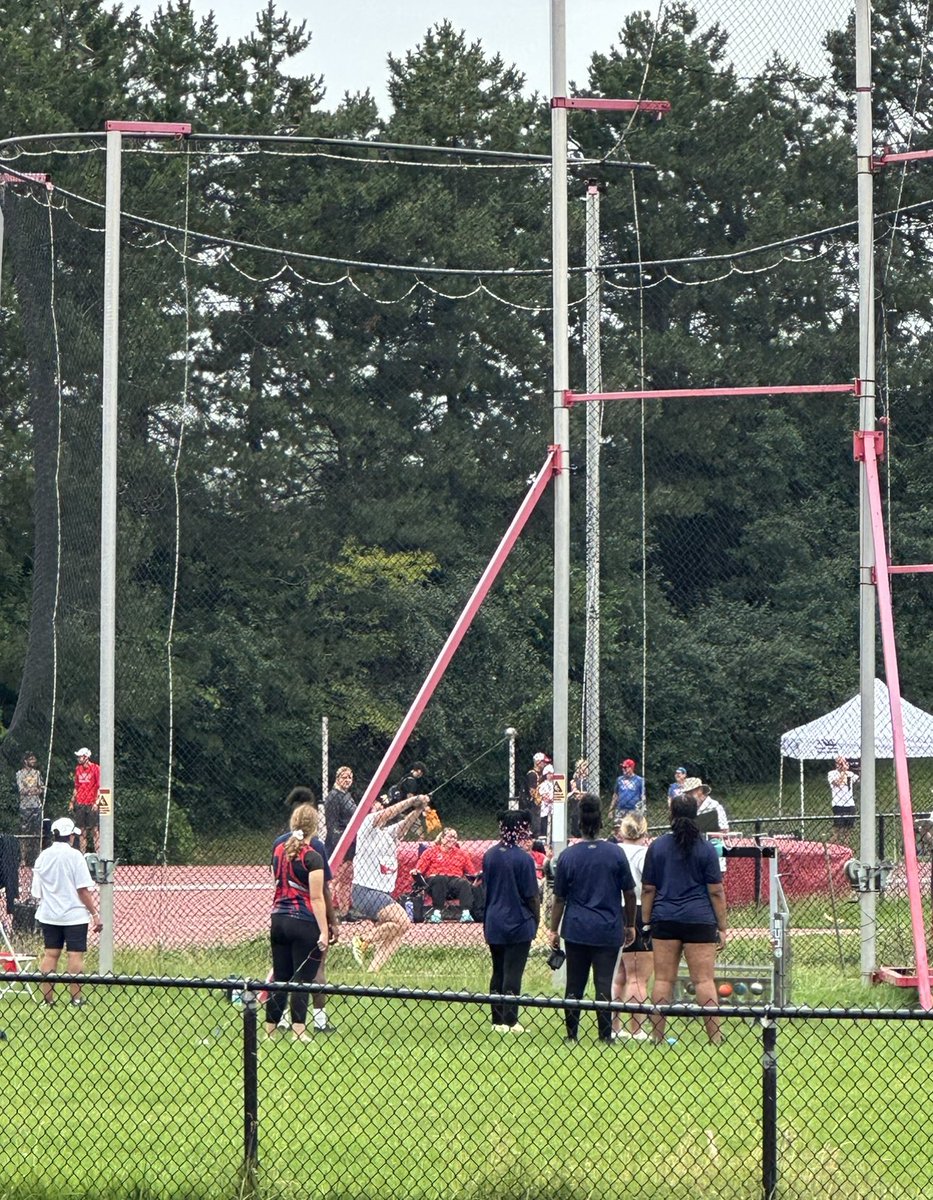BarbaraBalCPC's tweet photo. Just witnessed an incredible display of strength and skill at the @athleticsont 2023 U20 hammer throwing provincial championships! 🏆💪It's amazing to see the future of this sport in action.
Keep throwing far!
#HammerThrowing #ProvincialCompetition #YoungAthletes #Strength https://t.co/l40HdAEwYa