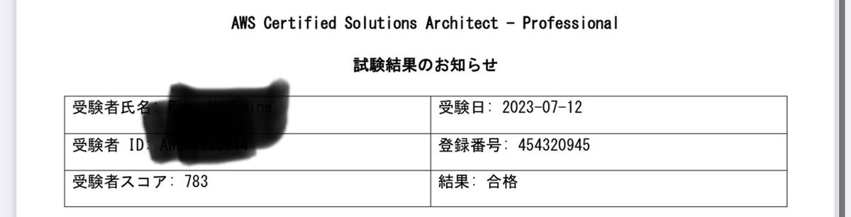aws_naga's tweet image. AWS SAP合格しました！
転職活動始めます！

#AWS認定
#AWSSAP
#異業種
