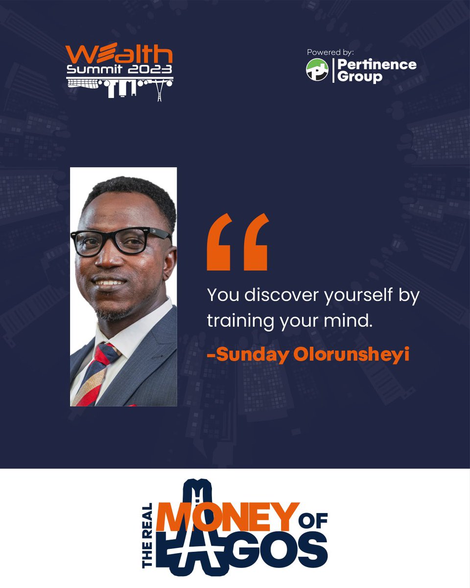 pertinencegroup's tweet photo. Take in these wise sayings 

#pertinencegroup #wealthsummit2023 #therealmoneyoflagos #wealthcreators #explore https://t.co/KR8Ni4kNjI