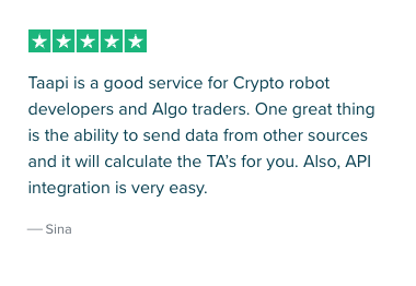 taapi_io's tweet photo. Technical Analysis API loved (not just) by crypto bot developers and algo traders. https://t.co/4odpQ1kPLV