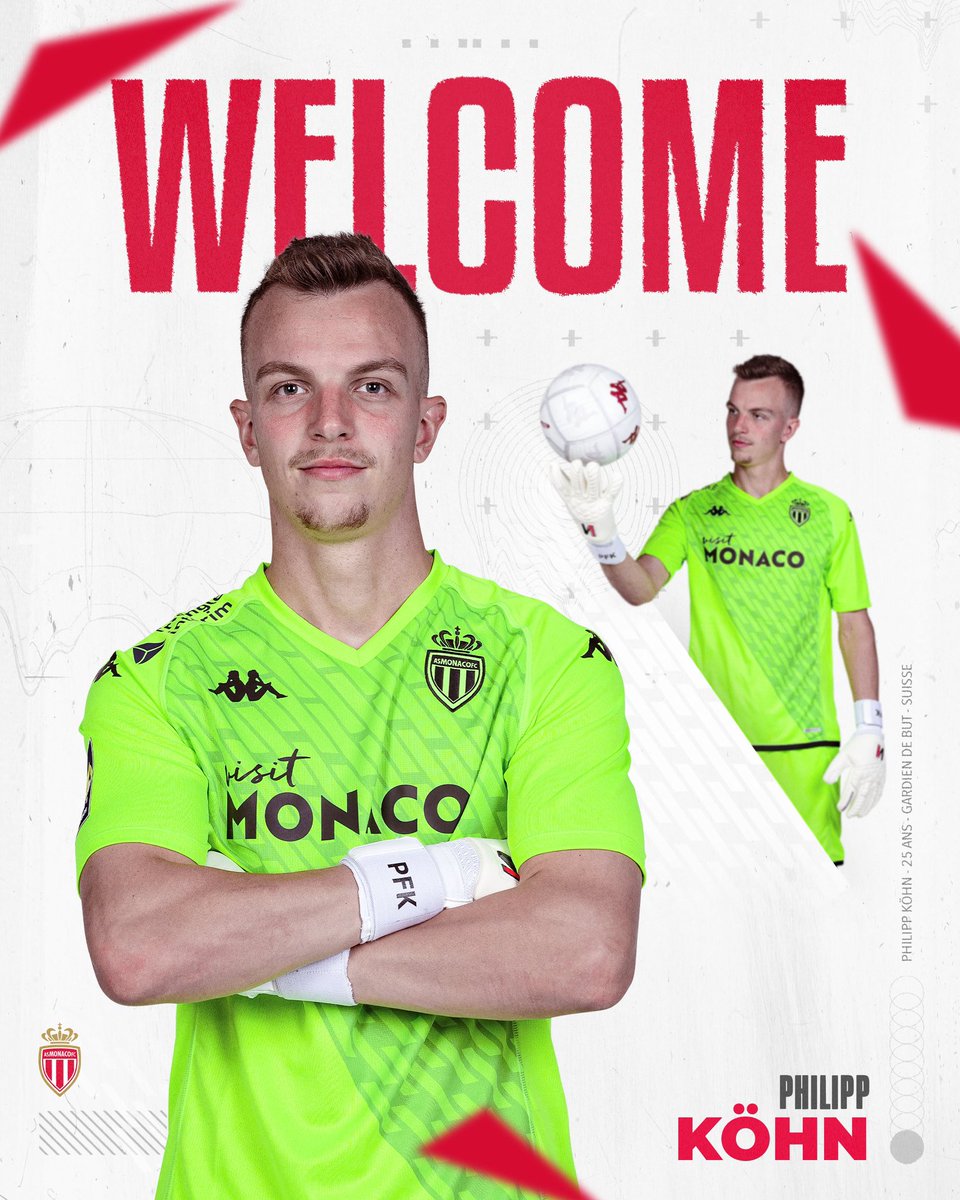 AS_Monaco_EN's tweet photo. We're pleased to announce the signing of Philipp Köhn from @RedBullSalzburg! 👋
#WelcomePhilipp 🇨🇭 https://t.co/aAAVbcHCGo