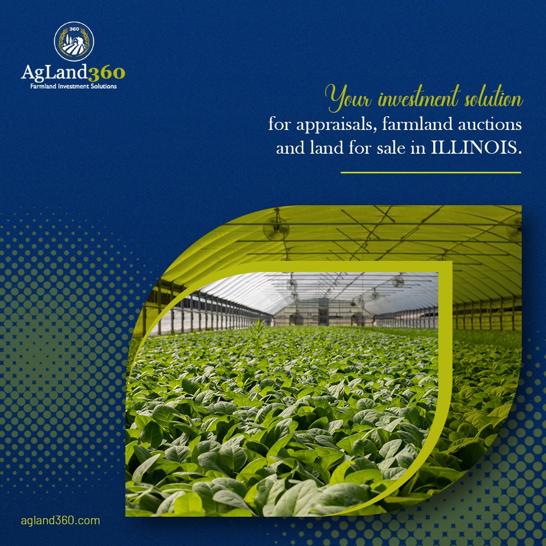 Your investment solution for appraisals, farmland auctions and land for sale in Illinois.  #agland360