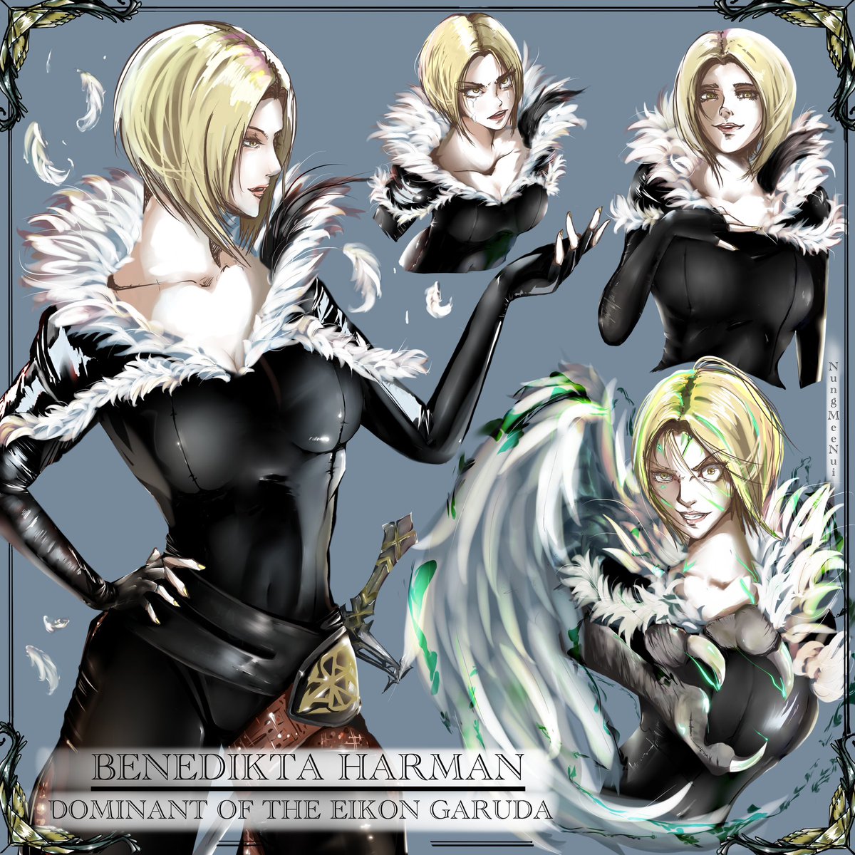 soffy_graciamix's tweet photo. BENEDIKTA HARMAN [FFXVI] - Dominant of the Eikon Garuda🪶🌌  
"Come, little lamb... To the slaughter with you!"
#fanart #ff16 #FINALFANTASYXVI @finalfantasyxvi https://t.co/h1UAcqJmlr
