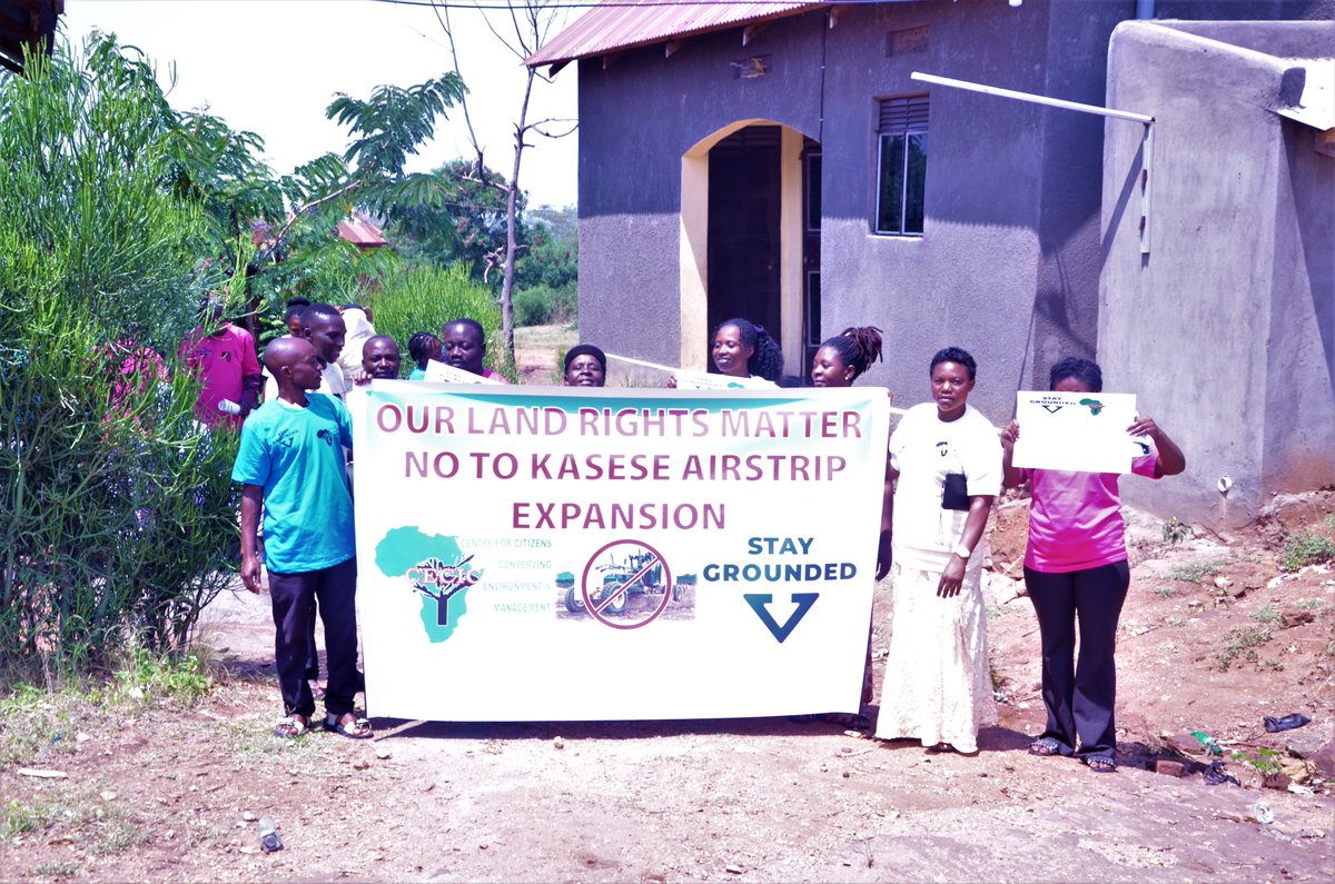 cecic_ug's tweet photo. Displacing families and destroying our environment is not progress. Say NO to the international airport expansion in Kasese! #RespectOurLandRights
@StayGroundedNet @dsubtilf https://t.co/AeV1BRtj1H
