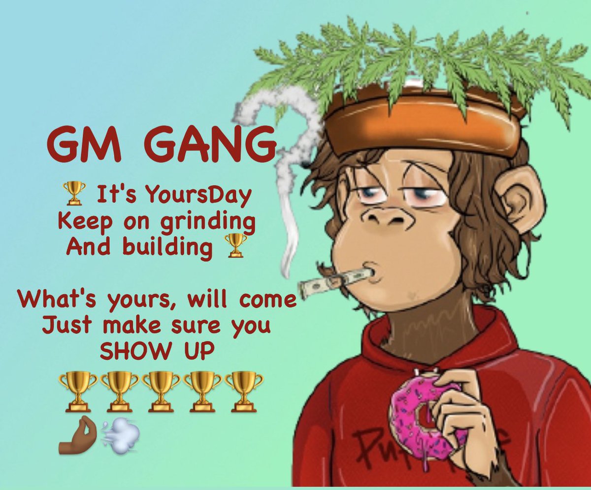 Gm 🫡
It’s Saturday 
but we still grinding have an amazing weekend