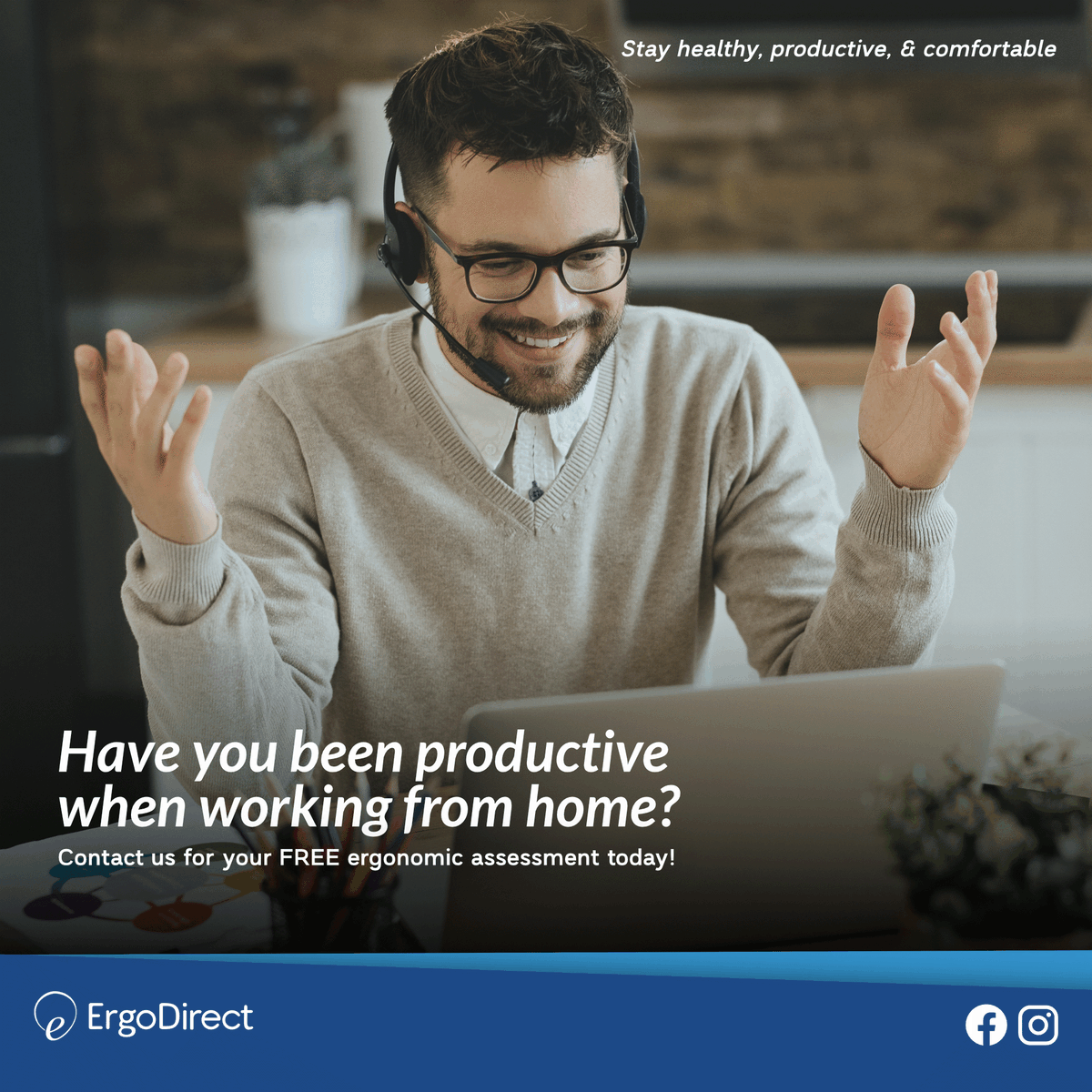 ErgoDirect's tweet photo. Working from home has more challenges than being comfortable. At ErgoDirect, we can help you streamline your work at home so you can be more healthy, productive, &amp; comfortable! 
 
Visit us for more details! https://t.co/kORAWtRffi https://t.co/sO5YSMzKGI