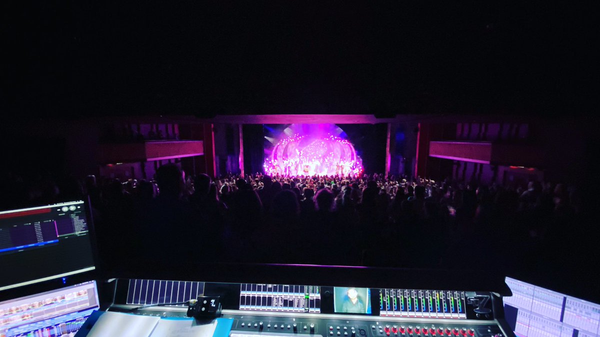 It’s the last 2 shows of the Strictly Ballroom UK Tour today. It’s been a fun show to mix! <a href="/sbtourUK/">Strictly Ballroom Tour UK</a> <a href="/McIntyre_Ents/">Phil McIntyre Entertainments</a> <a href="/Sonalyst/">Sonalyst</a>