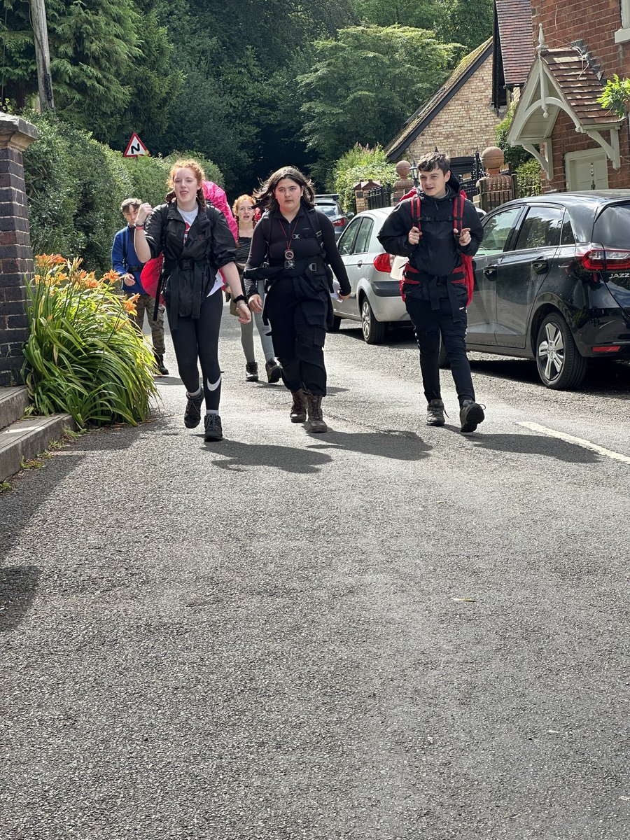 WCAGeography's tweet photo. First silver group have reached a checkpoint! Smiles all around ☺️ https://t.co/nGJSRFMSCN