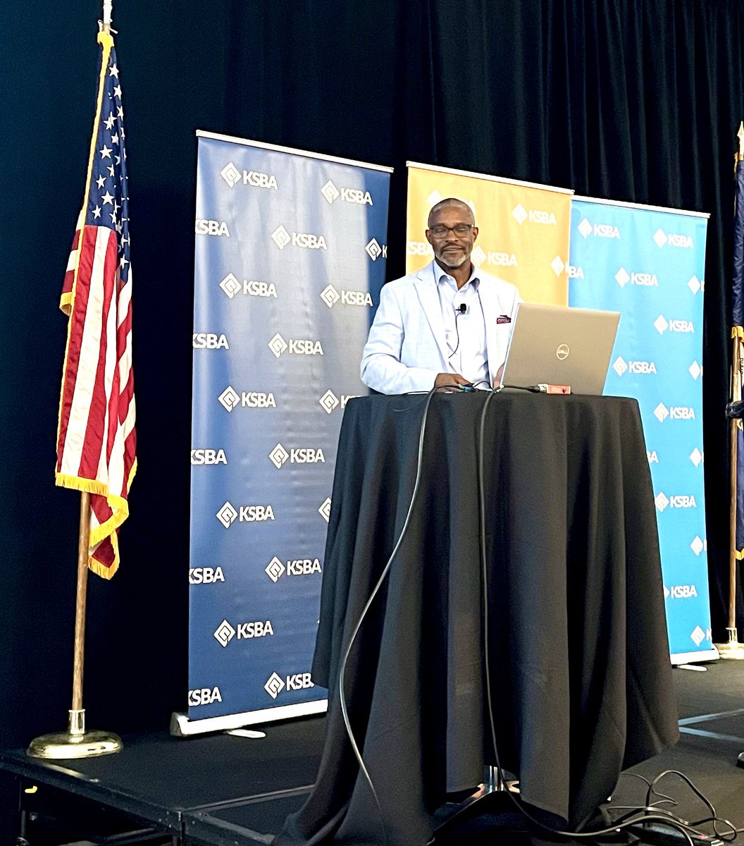 ksbanews's tweet photo. This morning’s keynote speaker can relate to Kentucky school board members, because he was one. KSBA welcomes former @FCPSKY school board member @dklove as keynote speaker at #KSBAsummer23. https://t.co/ysM91n3Fmq
