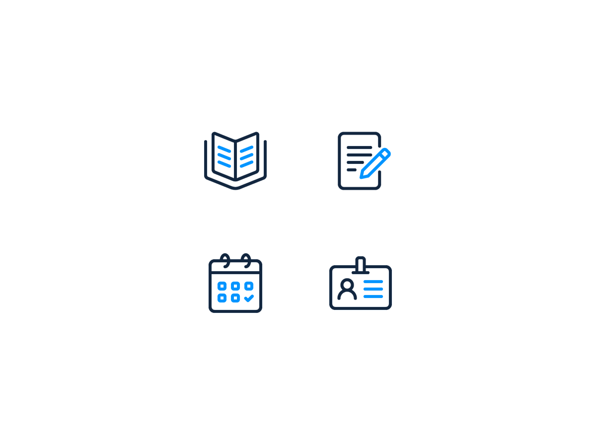 These are some icons I designed for a learning platform.

I'm available for freelance work. Feel free to contact: thstudio2013@gmail.com

#icon #icondesign #iconography #uiusdesign #learningplatform #ui #ux