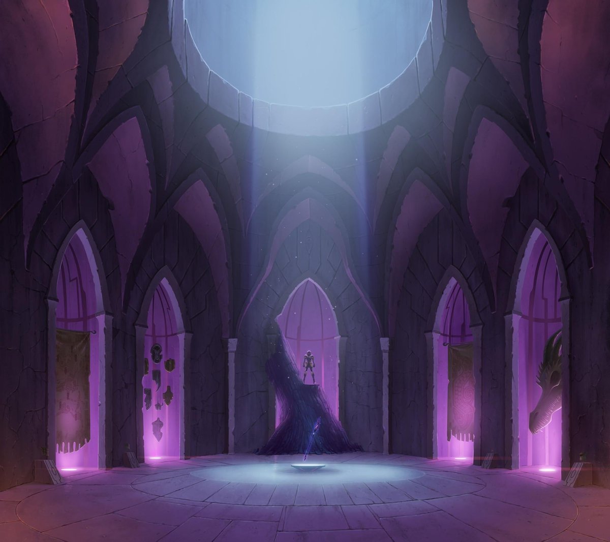 Andreapucci69's tweet photo. La sala dei Cimeli nel palazzo di Arcana | Dragonero | Layout di Alberto Besi  #DragonerolPaladini #DragoneroLaSerie
#bonellientertainment #sergiobonellieditore #art #visualdevelopement #bkg #bg #background #environment https://t.co/MGyo5Pi77h