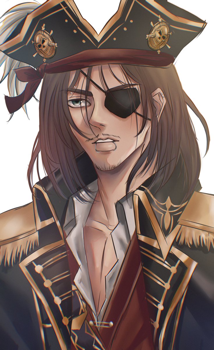 What if pirate eren with piercings? 
#進撃の巨人 #attackontitan
