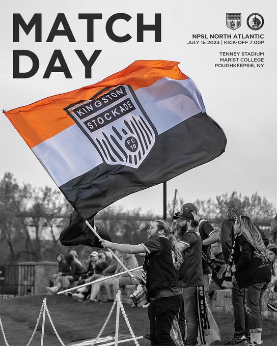 CHAMPIONSHIP MATCH DAY at Tenney! 🏆⚽️🏟️

📆 Saturday July 15
⏰ 7PM
🆚 Hartford City FC
🏟️ Tenney Stadium 
🎟️ stockadefc.com/tickets
🍔🍺🚚 food &amp; beer available