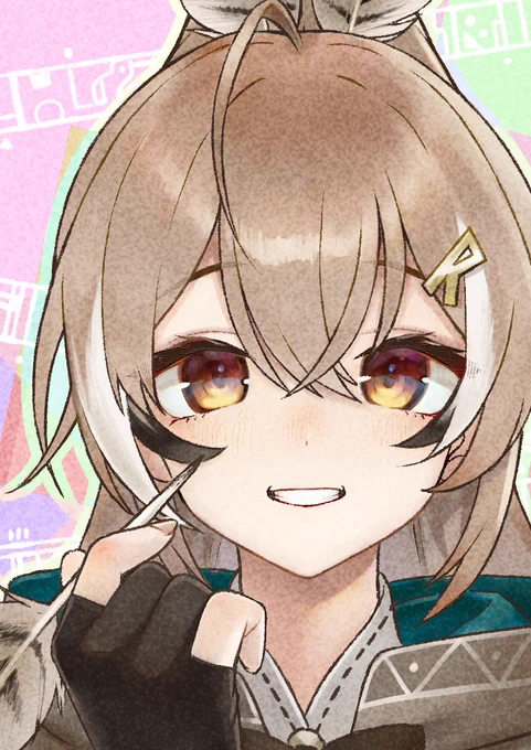 おやすみ前にもう一枚!   #drawMEI