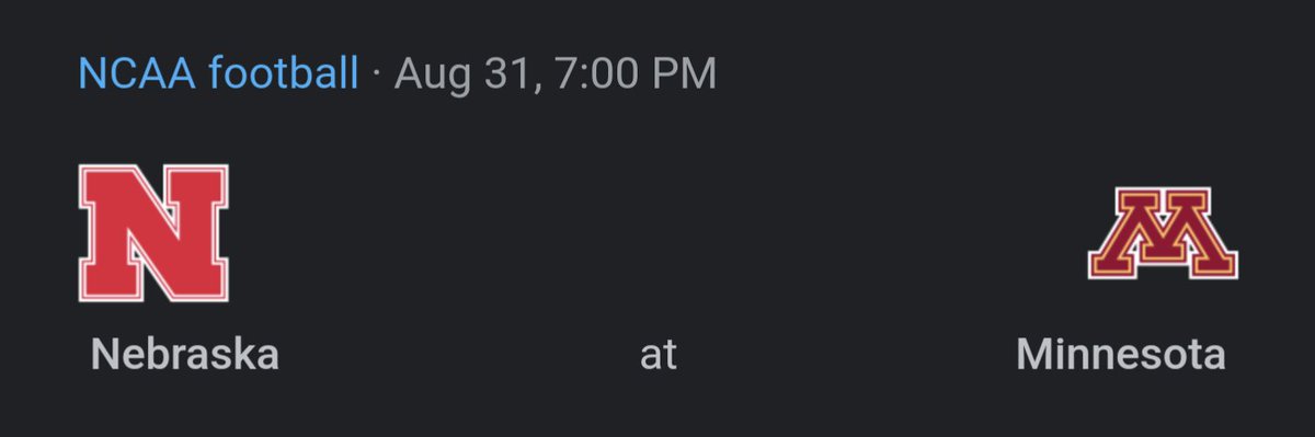 HuskGuys's tweet photo. Just dawning on me that our first game this year is on a... Thursday night? https://t.co/0idTm6FMIb