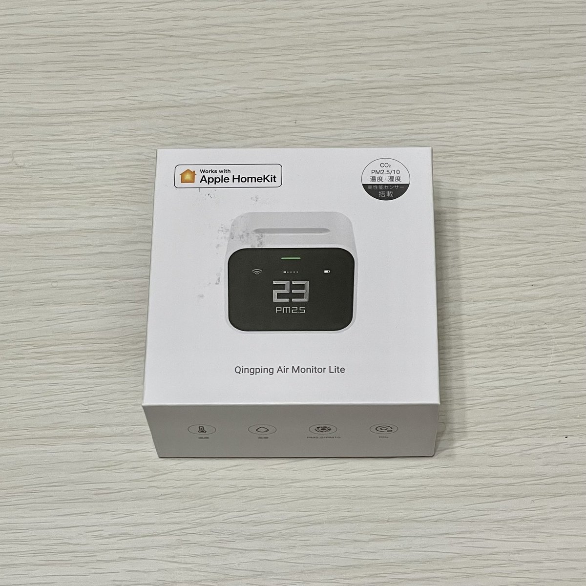 Appleshinjakun's tweet photo. Qingpingの室内センサー届いた!!
HomeKit対応では初のCO2センサー!
思ってるより小さくてコンパクトだった😏
これはバッテリー搭載だけどずっと線繋いだままでもいいのかな、?
#HomeKit
#Qingping https://t.co/RDJ0u0ThWA