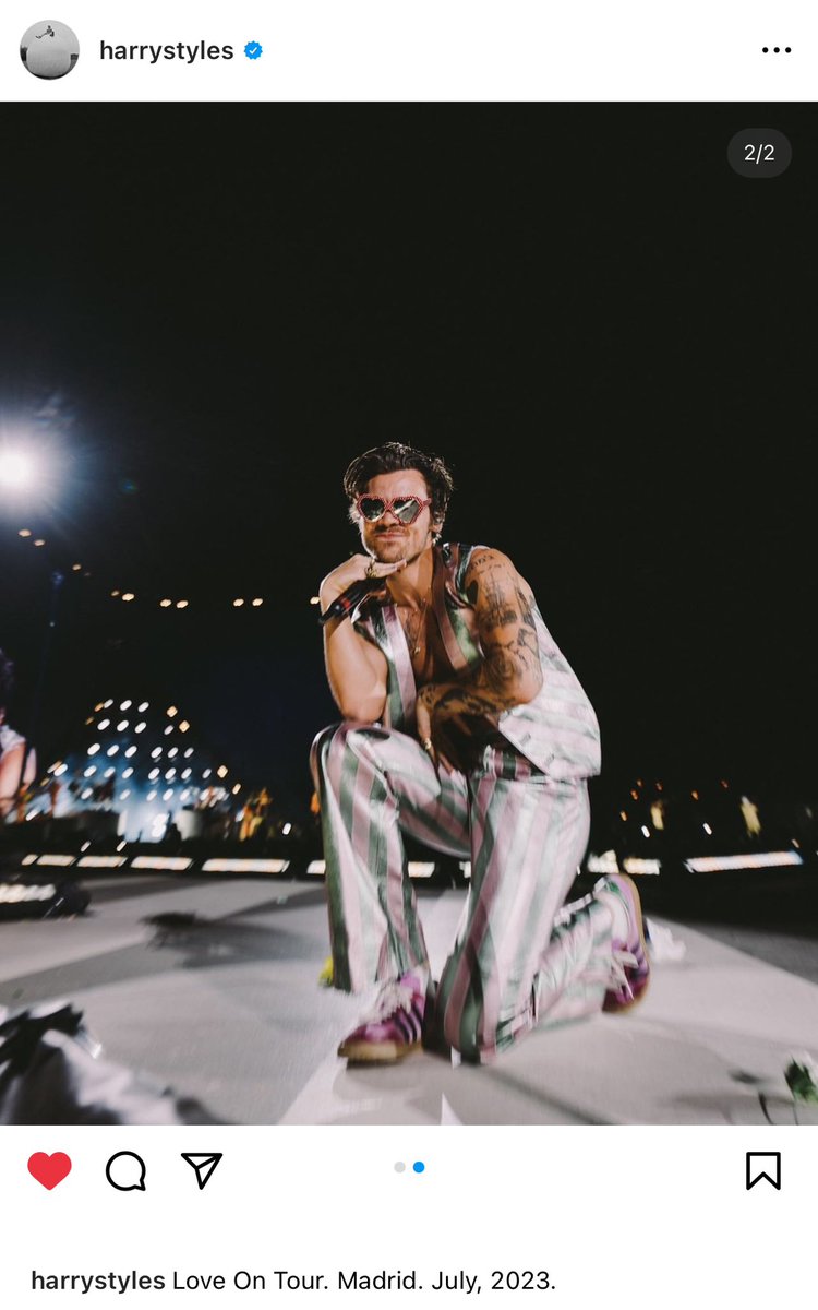 Carlotiti's tweet photo. No estuve allí pero estoy bien, lo prometo.🫶🏼🩷

#HarryStyles #HarryStylesLoveOnTour #HarryStylesMadrid https://t.co/lBrepS2qje