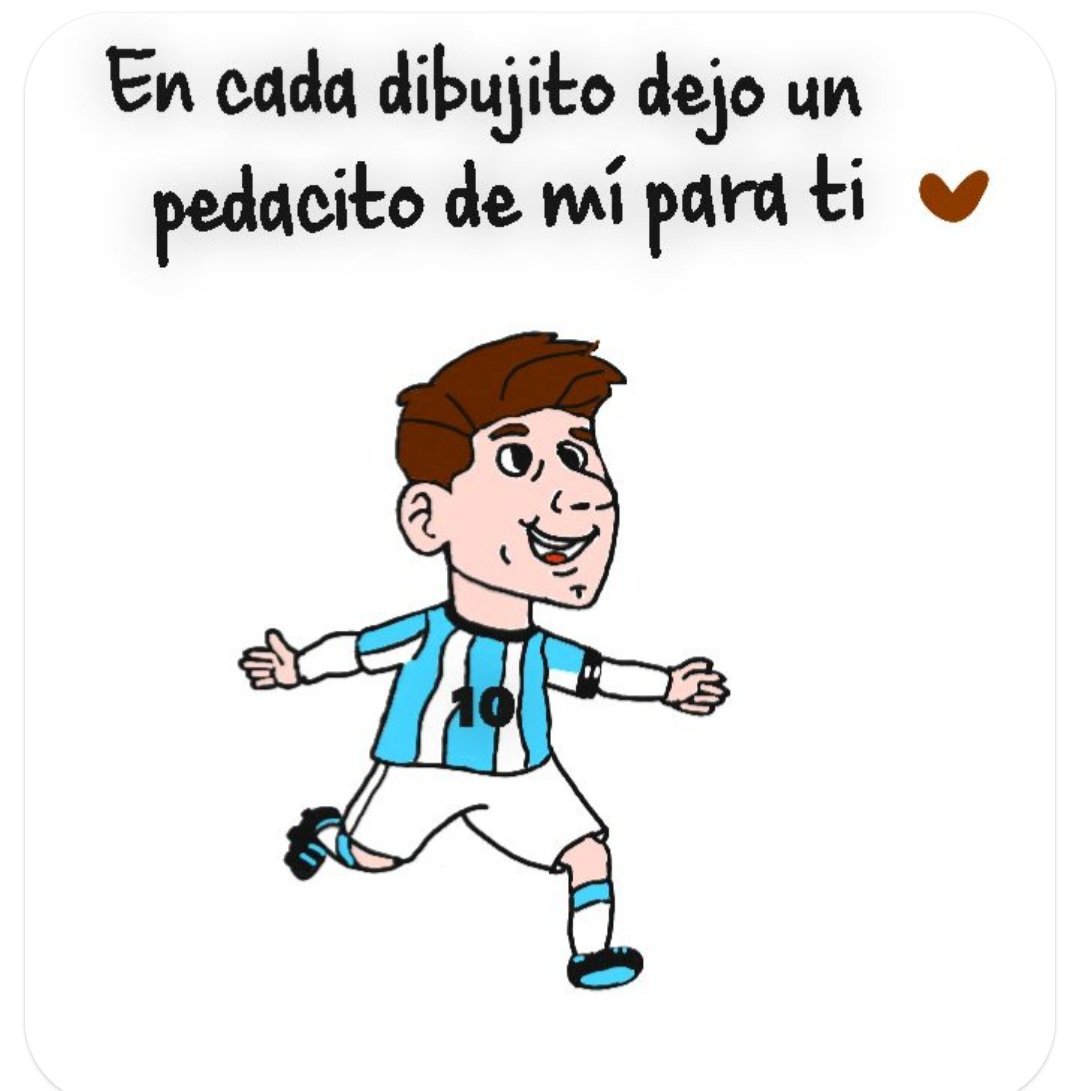 Mi novia me hizo un mini Messi, soy el más feliiiiz.  😻😻😻