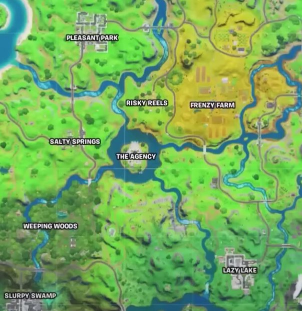 Guia Fortnite: mapa do tesouro nas Bobinas Traiçoeiras