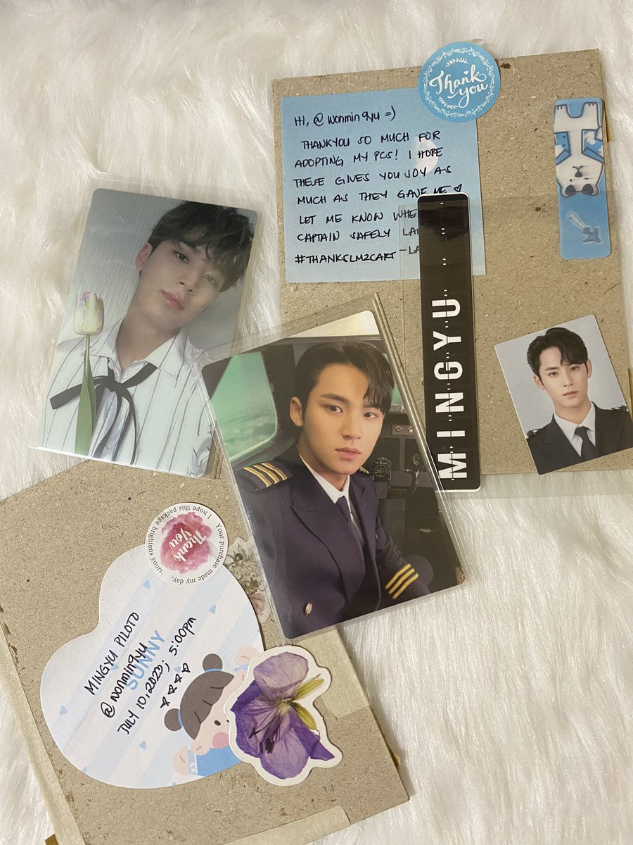 wonmin9yu's tweet photo. —the captain has landed 🛬

the prio of all the prios, ilang gabi akong di pinatulog, ilang araw kong hinanap… finally, mingyu piloto haver na ko!!! 😭 

tysm lara @lmzcart for the update and help for the hatian 🥹 till our next budol #thankslmzcart 🫶

#yle_mails 💗 https://t.co/cZFDS5hV9C