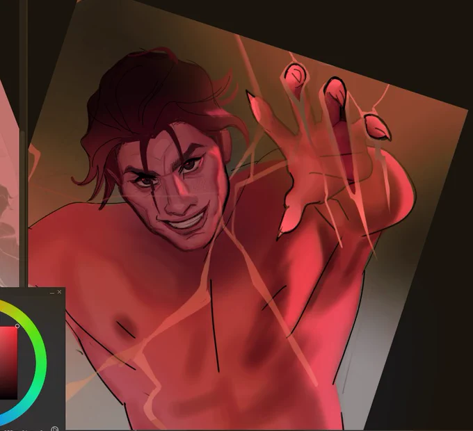 If you ever feel bad and think your work is messy like mine remember that this man is messier. #SpiderVerse #SpiderVersefanart #MiguelOHara