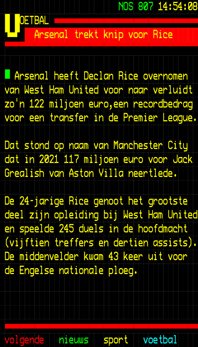 <a href="/NOScommunicatie/">NOS Communicatie</a> <a href="/NOS_Fouten/">NOS Teletekst Fouten</a> 1e regel; overgenomen. 2e alinea 3e regel; neertelde