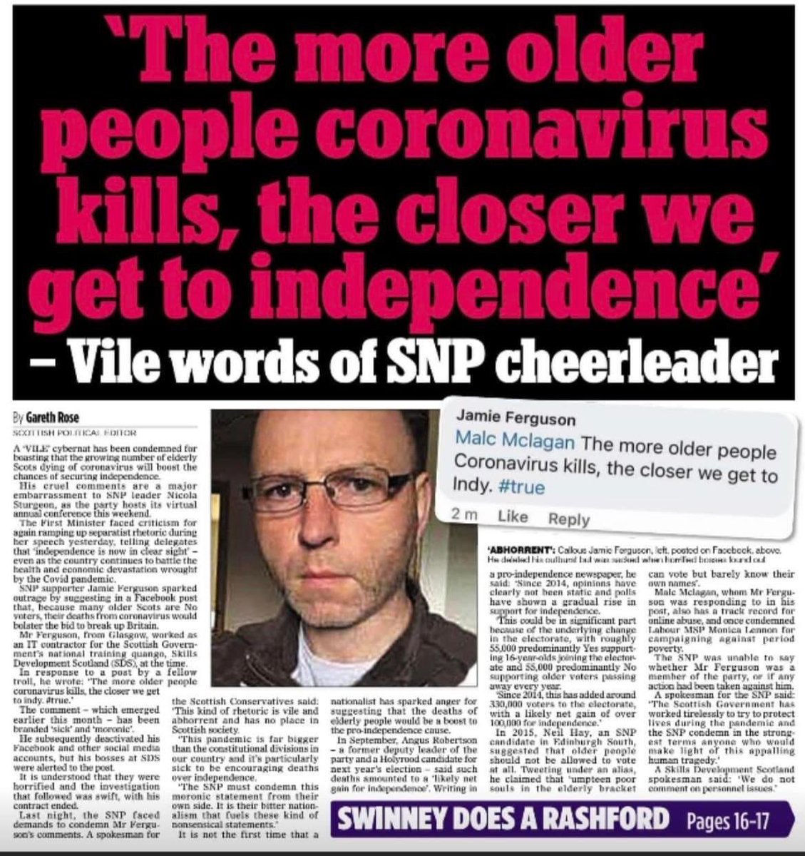 MikeStewart79's tweet photo. Nationalism rots the brain https://t.co/k5k4wPhmX5