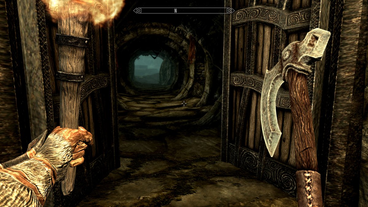 muzboz's tweet photo. Finally got into the Skyrim Creation Kit! Lots to learn from it. Here's a few screenshots of my first level that actually has a basic pass of everything in it. Still rough! #ScreenshotSaturday #Skyrim #LevelDesign #GameDev #SecretKeep https://t.co/DX74OVvR4Z