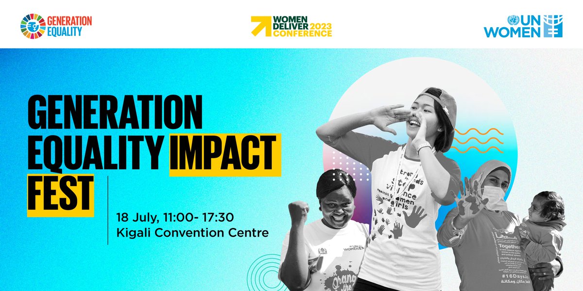 Drawing closer to the midpoint of #GenerationEquality, our Impact Fest at #WD2023 will convene change-makers across all sectors to:
📝Review progress
💡Exchange ideas
🤝🏻Renew commitments
to accelerate #GenderEquality. Join us if you are at #WD2023 and stay tuned for updates!