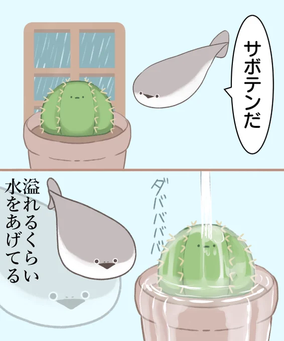 サカバンバスピスさんとサボテン