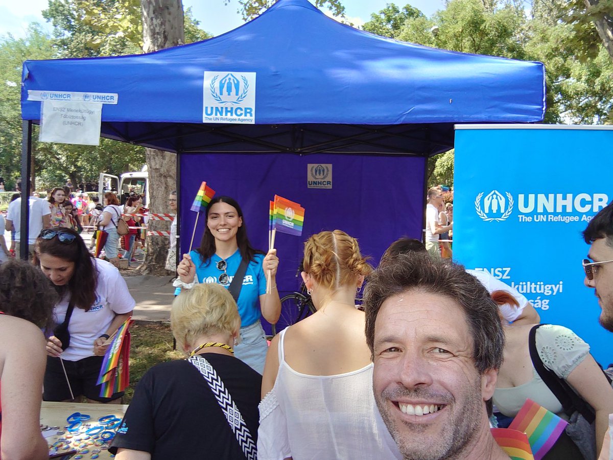 Visit our UNHCR stand at the #BudapestPride!

This #PrideMonth and every day, we celebrate, honour and acknowledge the perseverance of LGBTIQ+ refugees around the world. #Pride #PrideWeek