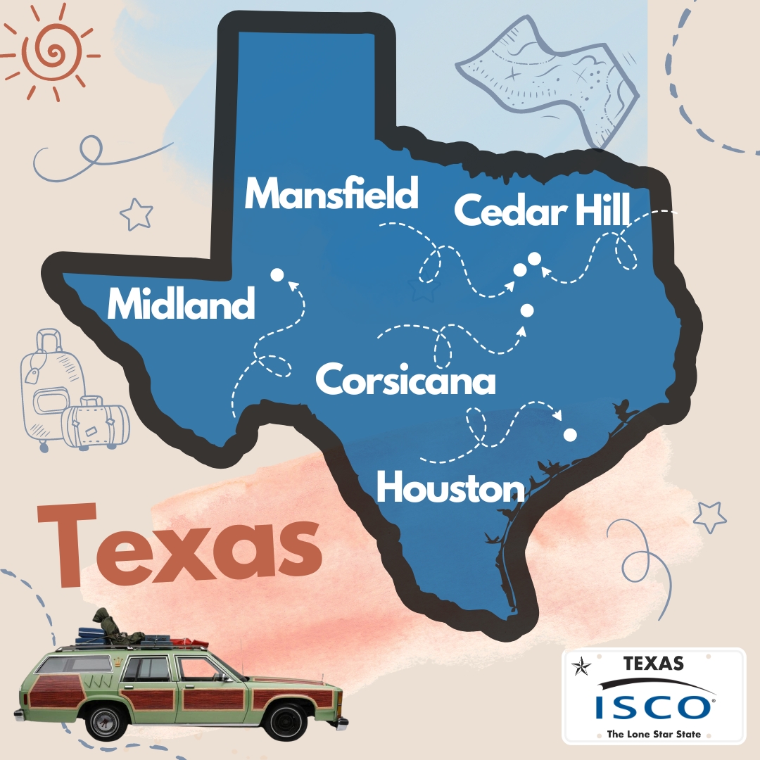 ISCOIndustries's tweet photo. They say everything is bigger in Texas. Custom steel fabrication in Cedar Hill, equipment rentals in Midland, Spirolite in Corsicana, and everything in-between in Houston and Mansfield. Be sure to grab some epic BBQ while you're deep in the heart. #RibsIHadRibs #ClapClapClapClap https://t.co/q4fvR9xuD2